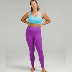 Lululemon align high rise pant moonlit magenta size 0